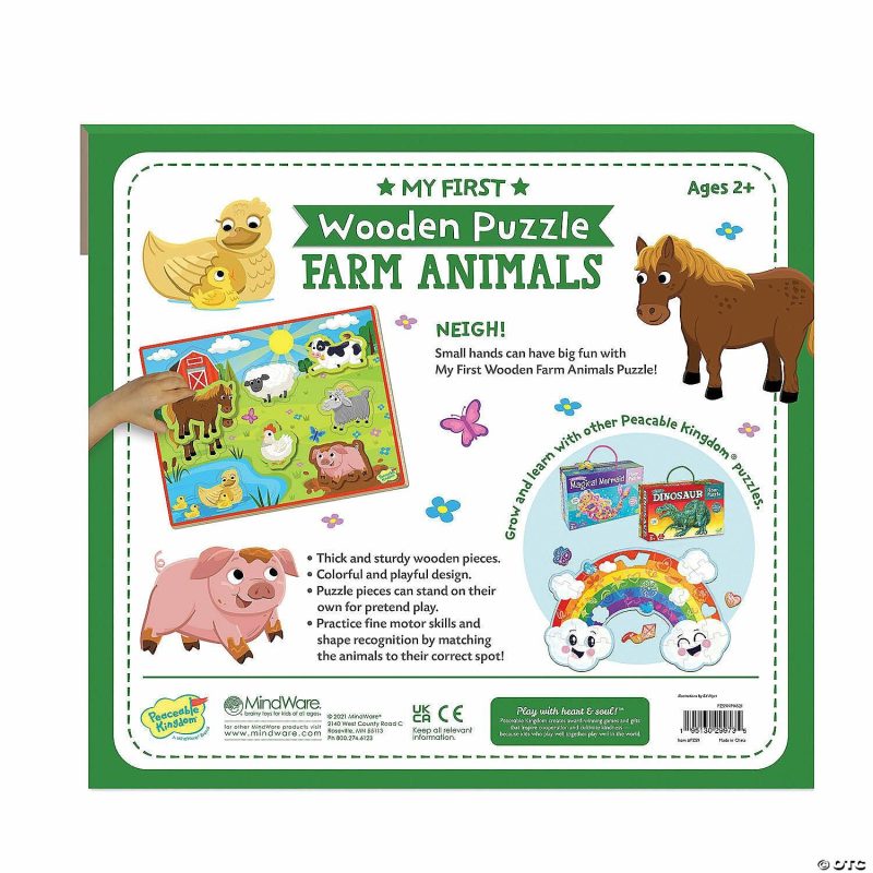 Early Learning Activities | My First Wooden Puzzle: Farm Animals Early Learning Early Learning Activities