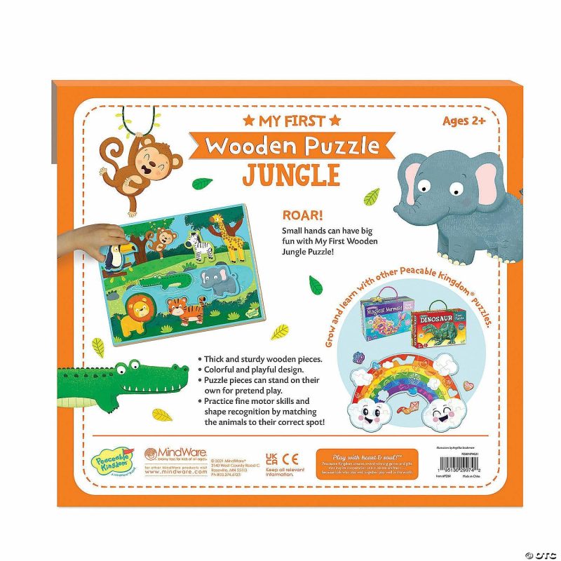 Early Learning Activities | My First Wooden Puzzle: Jungle Early Learning Early Learning Activities