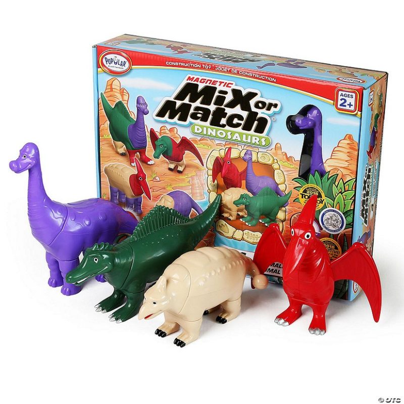 Early Learning Activities | Popular Playthings Magnetic Mix Or Match Dinosaurs 2 Early Learning Early Learning Activities