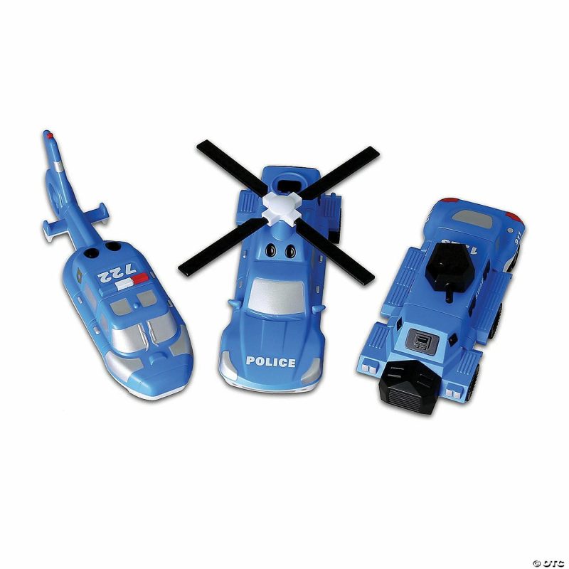 Early Learning Activities | Popular Playthings Magnetic Mix Or Match® Vehicles – Police Early Learning Early Learning Activities