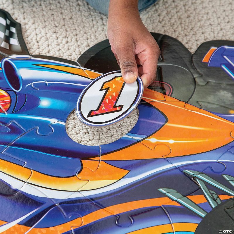 Early Learning Activities | Racecar Floor Puzzle Early Learning Early Learning Activities