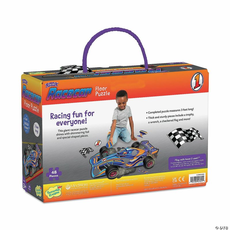 Early Learning Activities | Racecar Floor Puzzle Early Learning Early Learning Activities