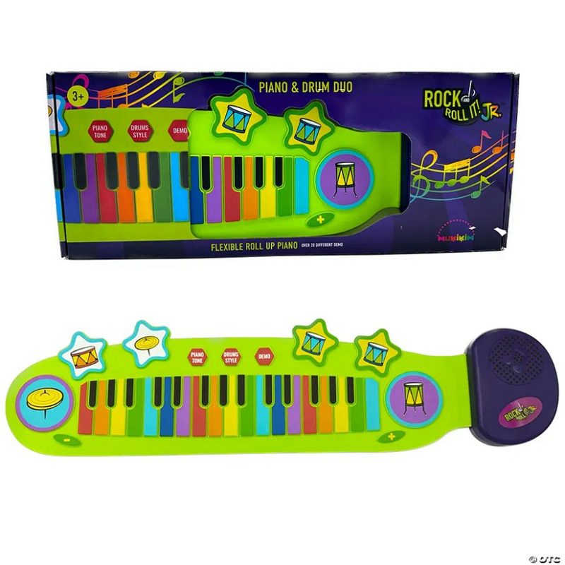 Early Learning Activities | Rainbow Rock And Roll It Junior Piano & Drum Set Early Learning Early Learning Activities