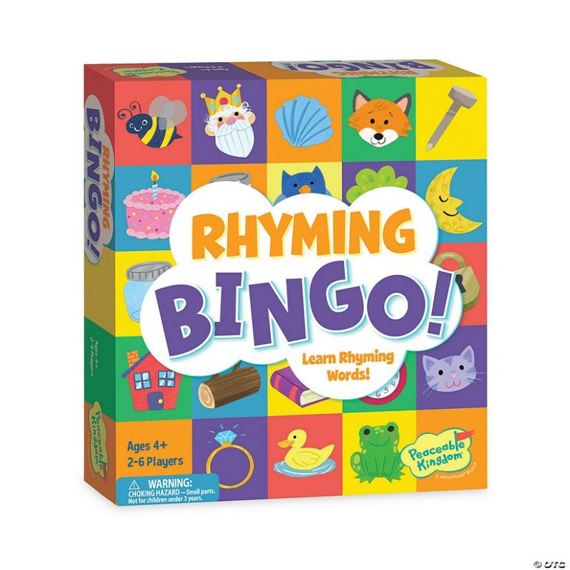 Early Learning Activities | Rhyming Bingo! Early Learning Early Learning Activities