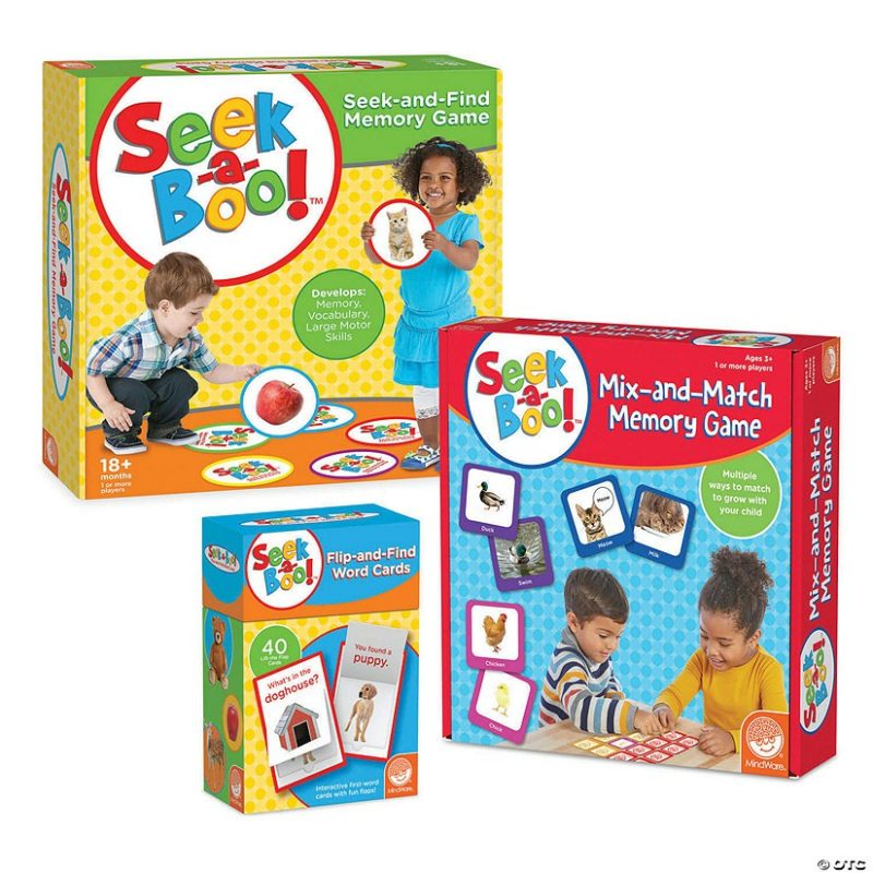 Early Learning Activities | Seek-A-Boo: Set Of 3 Early Learning Early Learning Activities