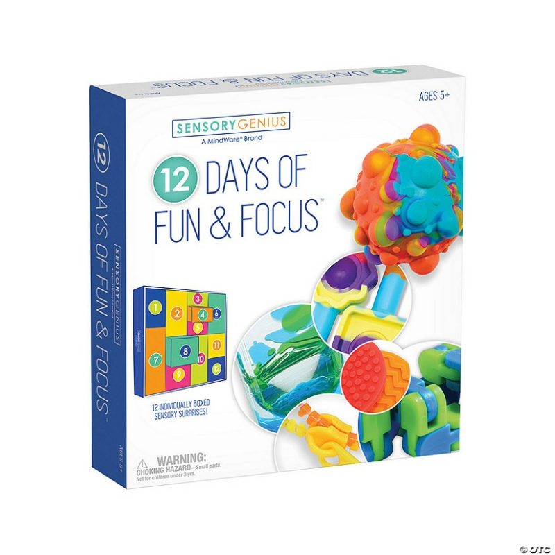 Early Learning Activities | Sensory Genius 12 Days Of Fun & Focus Fidget Toy Set Early Learning Early Learning Activities