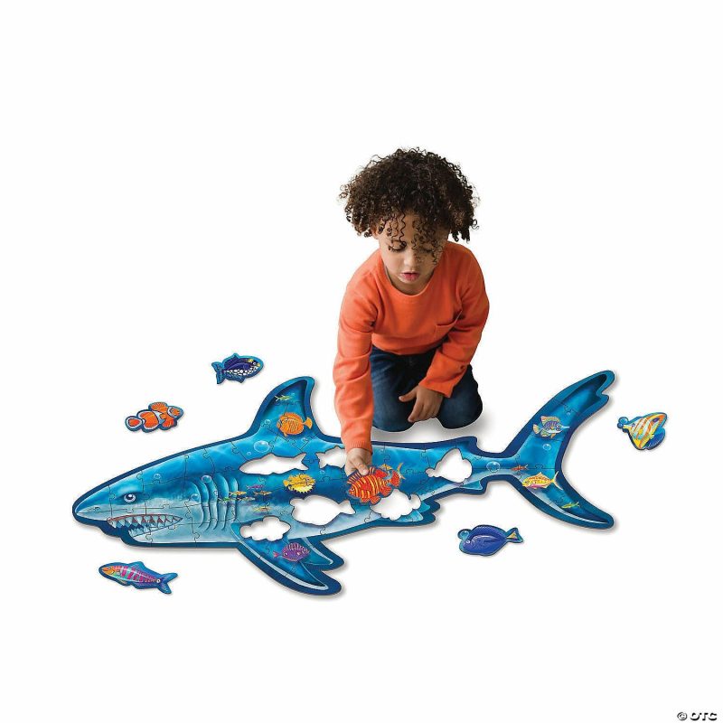 Early Learning Activities | Shark Floor Puzzle Early Learning Early Learning Activities