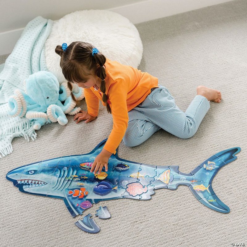 Early Learning Activities | Shark Floor Puzzle Early Learning Early Learning Activities