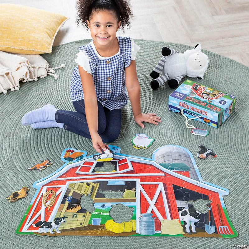 Early Learning Activities | Shiny Barn Buddies Farm Floor Puzzle Early Learning Early Learning Activities