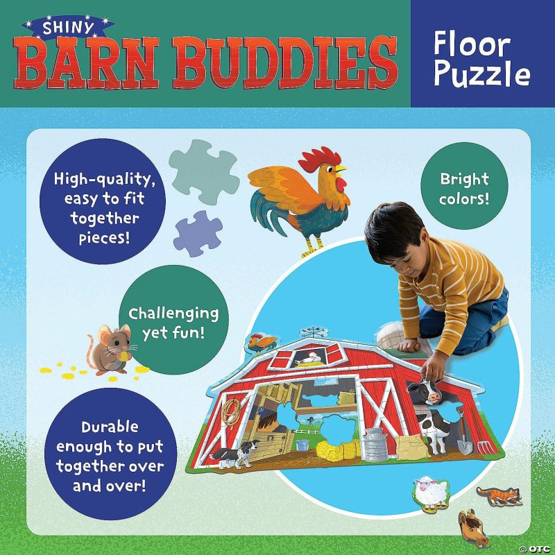 Early Learning Activities | Shiny Barn Buddies Farm Floor Puzzle Early Learning Early Learning Activities