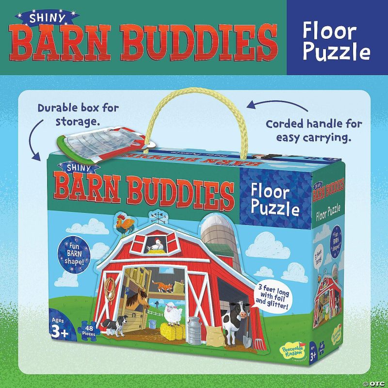 Early Learning Activities | Shiny Barn Buddies Farm Floor Puzzle Early Learning Early Learning Activities