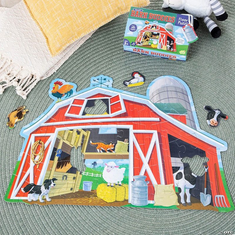 Early Learning Activities | Shiny Barn Buddies Farm Floor Puzzle Early Learning Early Learning Activities