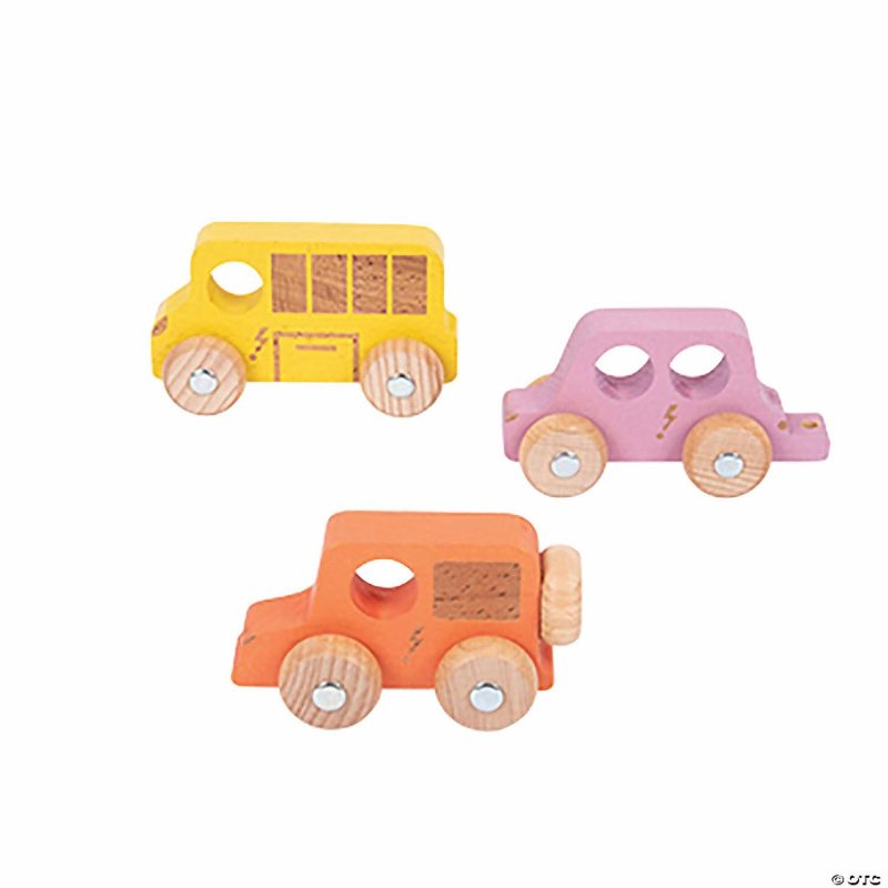 Early Learning Activities | Tickit Rainbow Wooden City E-Vehicles, Set Of 3 Early Learning Early Learning Activities