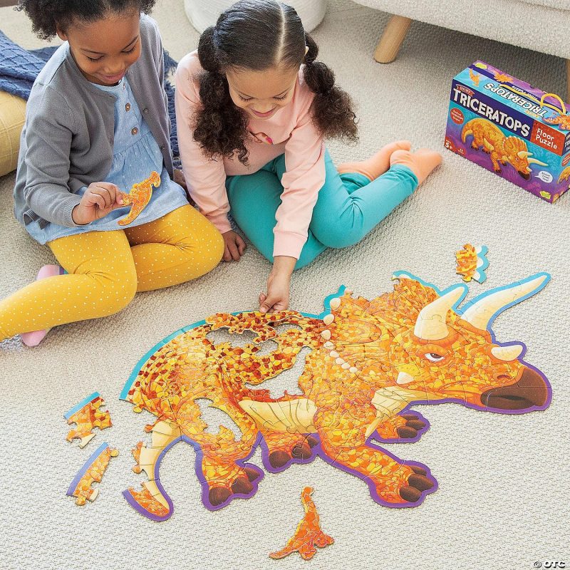 Early Learning Activities | Triceratops Floor Puzzle Early Learning Early Learning Activities