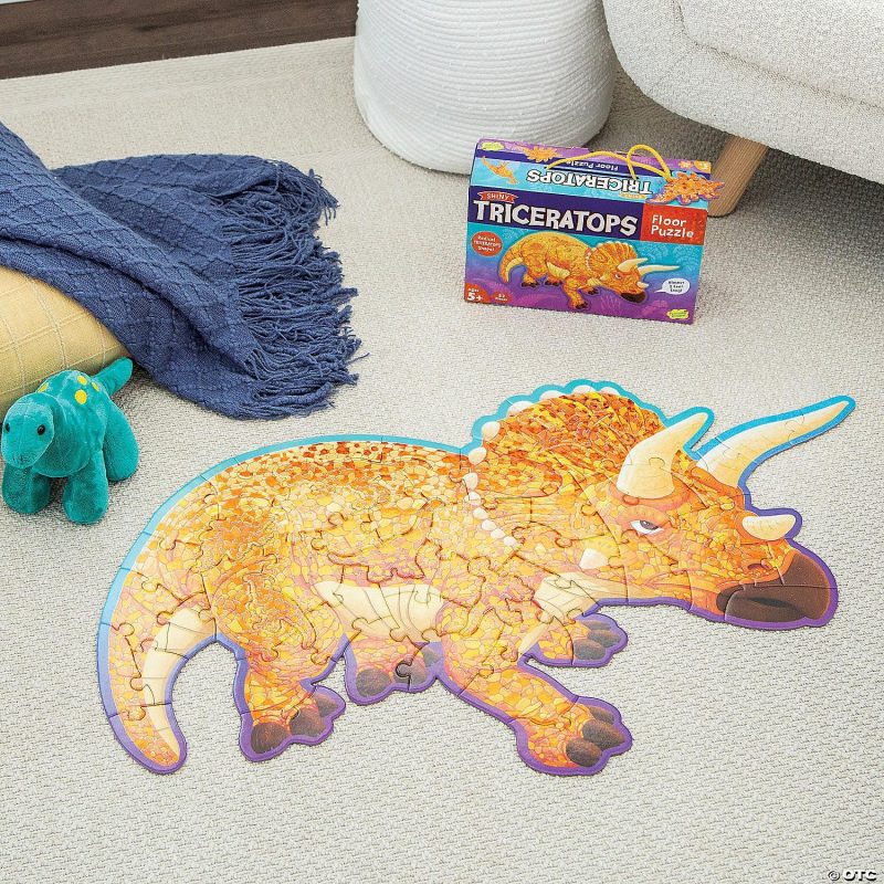 Early Learning Activities | Triceratops Floor Puzzle Early Learning Early Learning Activities