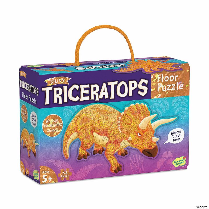 Early Learning Activities | Triceratops Floor Puzzle Early Learning Early Learning Activities