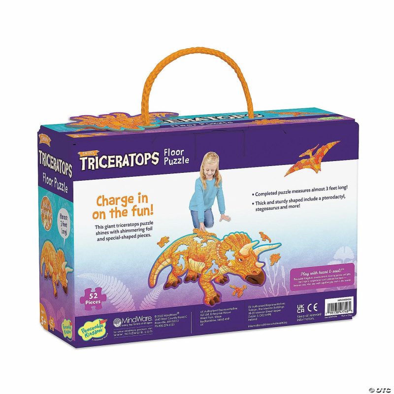 Early Learning Activities | Triceratops Floor Puzzle Early Learning Early Learning Activities