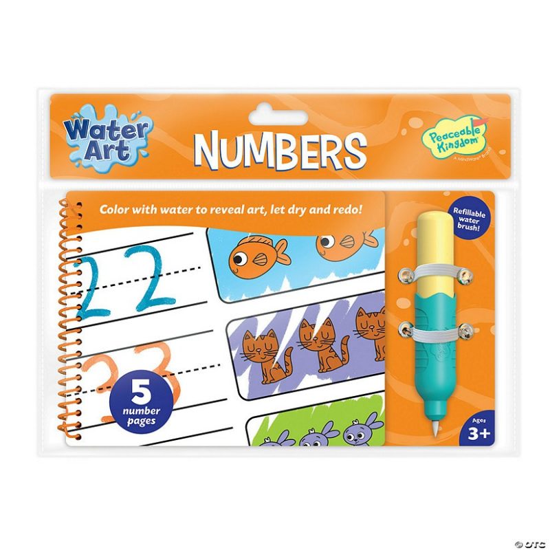 Early Learning Activities | Water Art Book: Numbers Early Learning Early Learning Activities