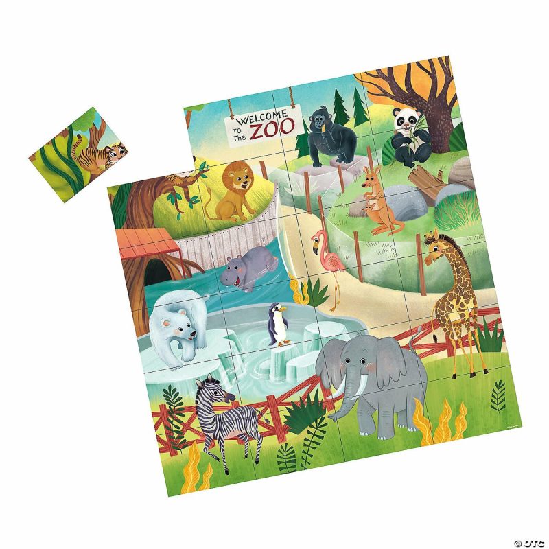 Early Learning Activities | Zoo Animal Puzzle & Match Up Game Early Learning Early Learning Activities