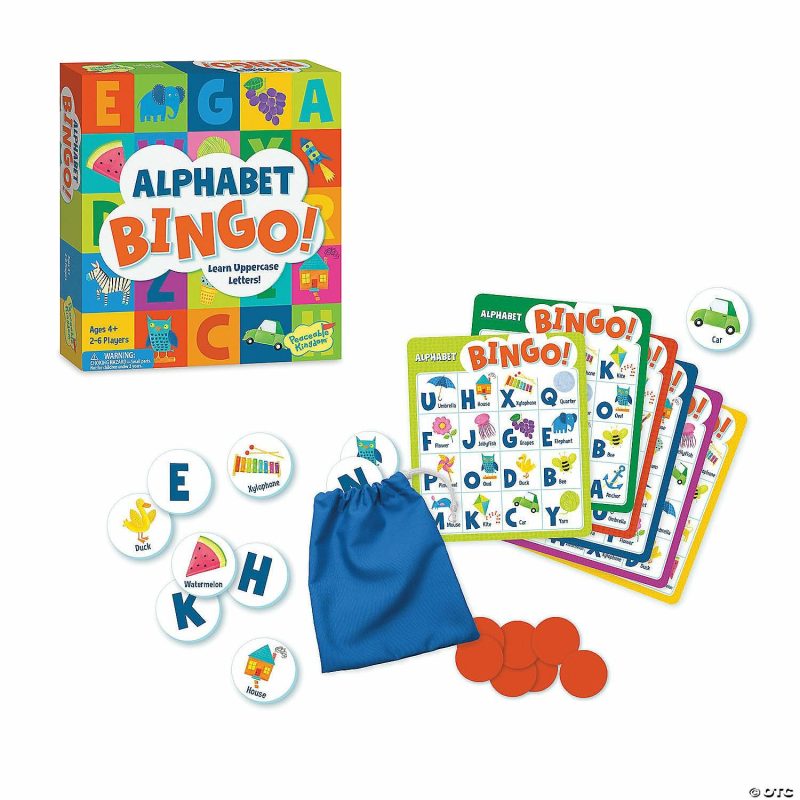 Early Learning Games | Alphabet And Spanish Bingo With Free Stickers Early Learning Early Learning Games