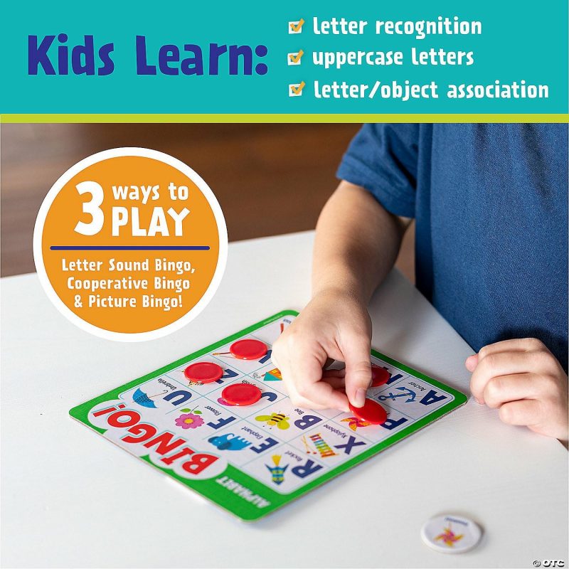 Early Learning Games | Alphabet Bingo Board Game Early Learning Early Learning Games