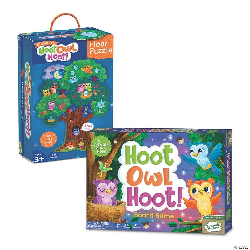 Early Learning Games | Hoot Owl Hoot! Play Collection: Game And Puzzle Set With Free Diary Early Learning Early Learning Games