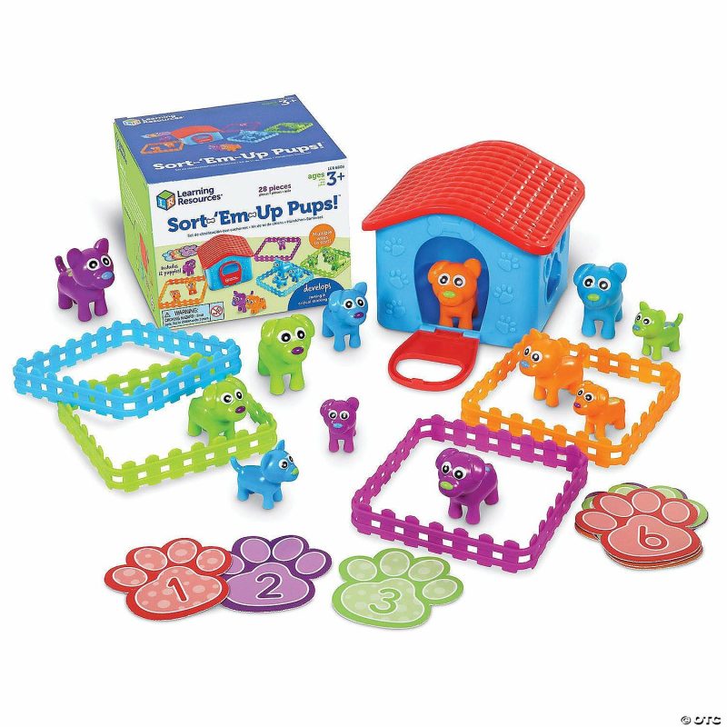 Early Learning Games | Learning Resources Sort Em’ Up Pups Activity Set Early Learning Early Learning Games