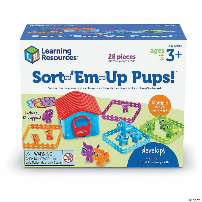 Early Learning Games | Learning Resources Sort Em’ Up Pups Activity Set Early Learning Early Learning Games