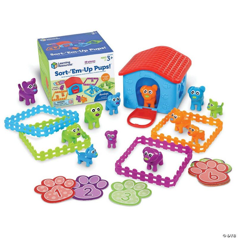 Early Learning Games | Learning Resources Sort Em’ Up Pups Activity Set Early Learning Early Learning Games