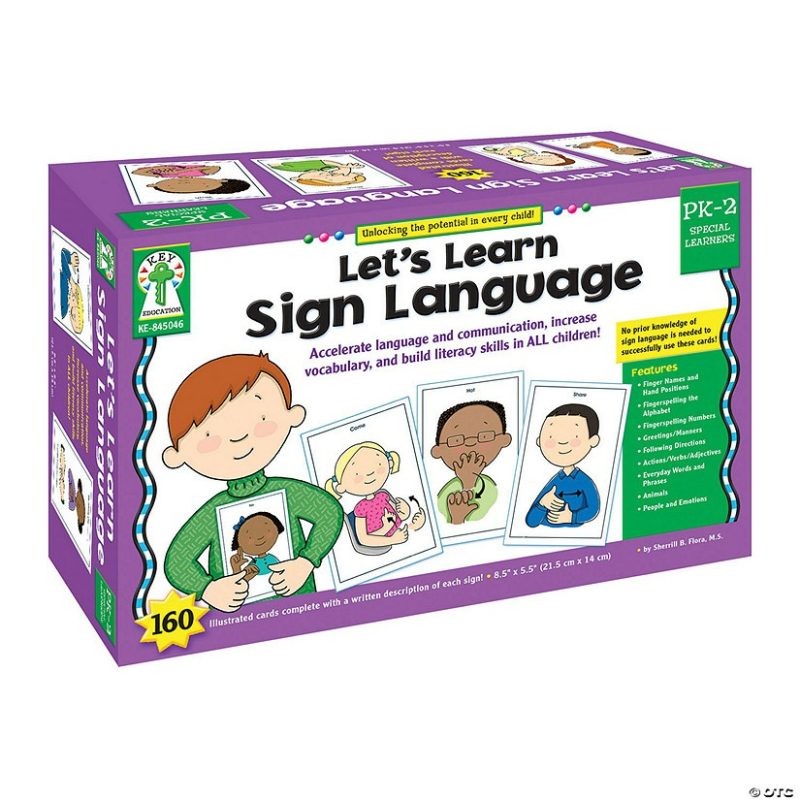 Early Learning Games | Let’s Learn Sign Language – Learning Cards Early Learning Early Learning Games