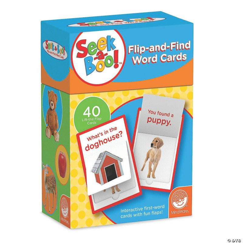 Early Learning Games | Seek-A-Boo Flip-And-Find Word Cards Early Learning Games