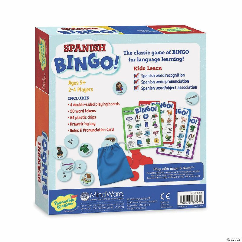 Early Learning Games | Spanish Bingo Early Learning Early Learning Games