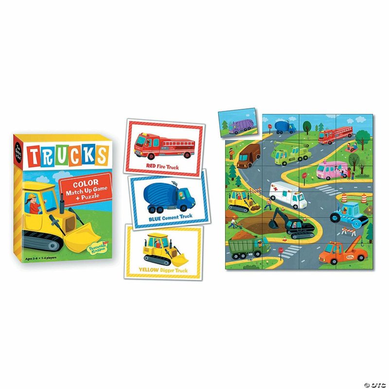 Early Learning Games | Trucks Color Match Up Game Early Learning Early Learning Games