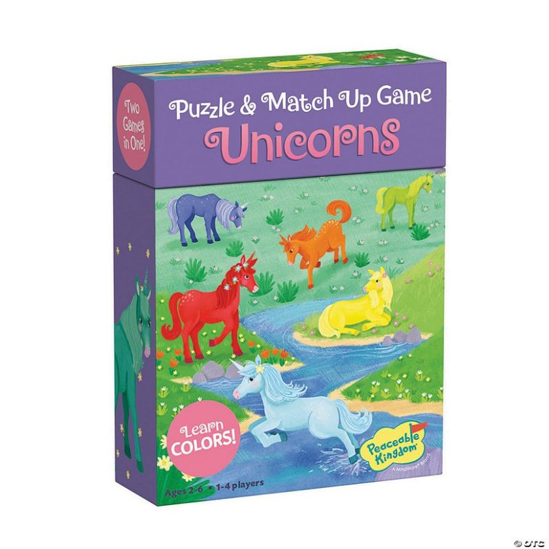 Early Learning Games | Unicorn Match Up Game Early Learning Early Learning Games