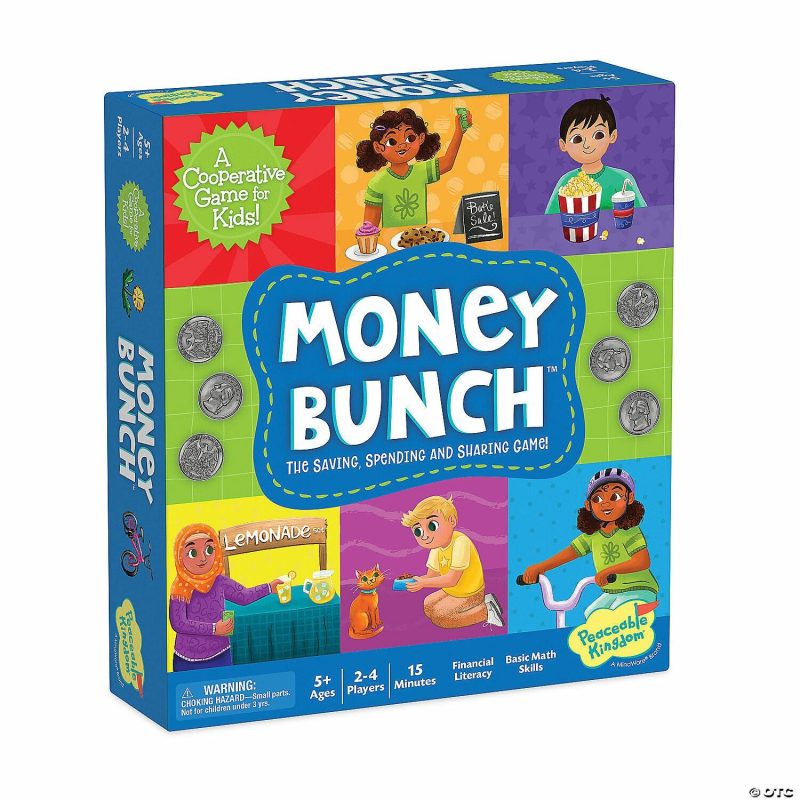 Family Game Night | Money Bunch: Save, Spend, Share Cooperative Board Game Family Game Night Family Game Night