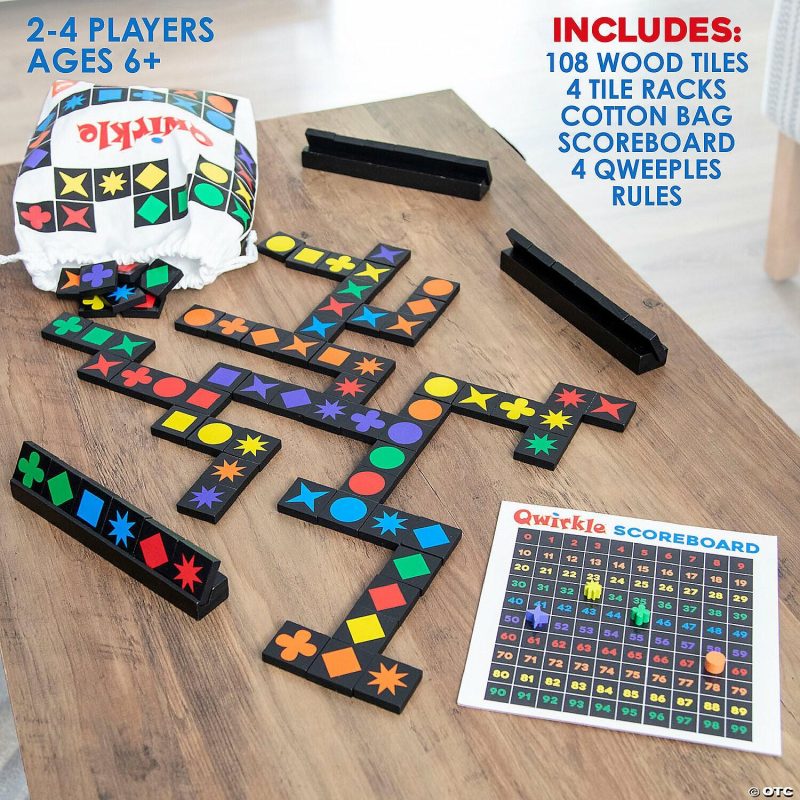 Family Game Night | Qwirkle Gift Pack Mindware Exclusive Family Game Night Family Game Night