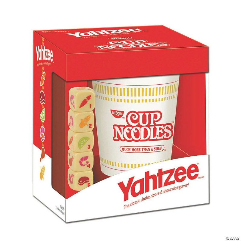 Family Game Night | Usaopoly Yahtzee® Cup Noodles Games Family Game Night