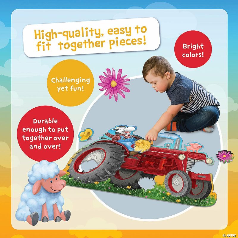 Floor Puzzles | Shiny Tractor Floor Puzzle Floor Puzzles Floor Puzzles