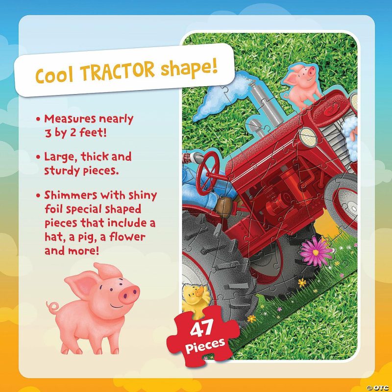 Floor Puzzles | Shiny Tractor Floor Puzzle Floor Puzzles Floor Puzzles