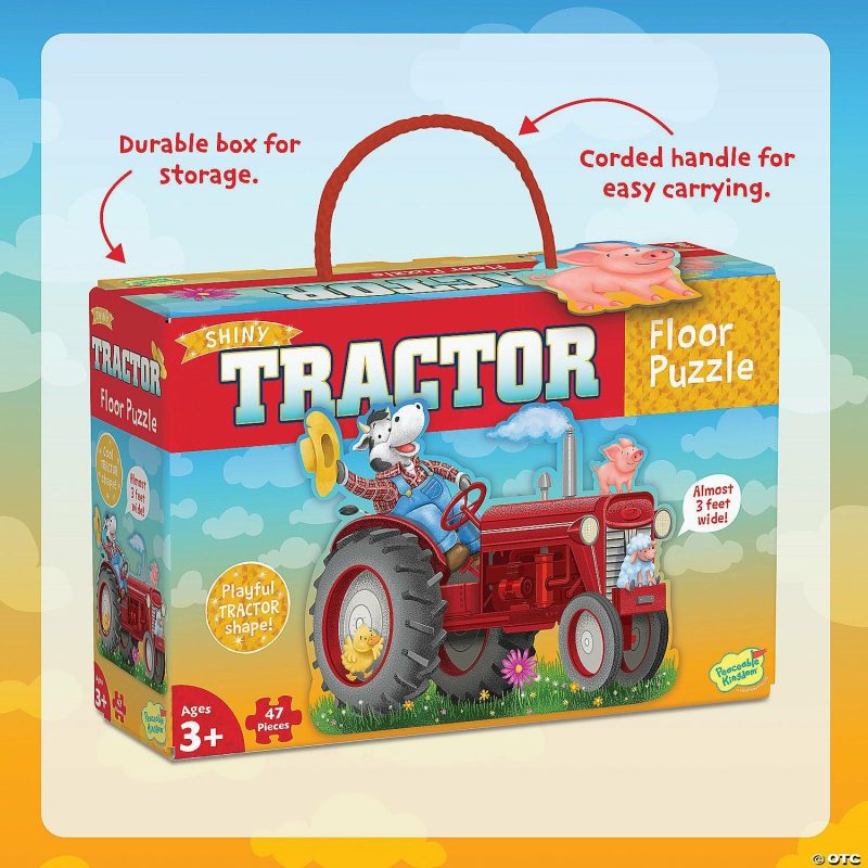 Floor Puzzles | Shiny Tractor Floor Puzzle Floor Puzzles Floor Puzzles