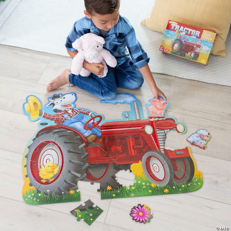 Floor Puzzles | Shiny Tractor Floor Puzzle Floor Puzzles Floor Puzzles