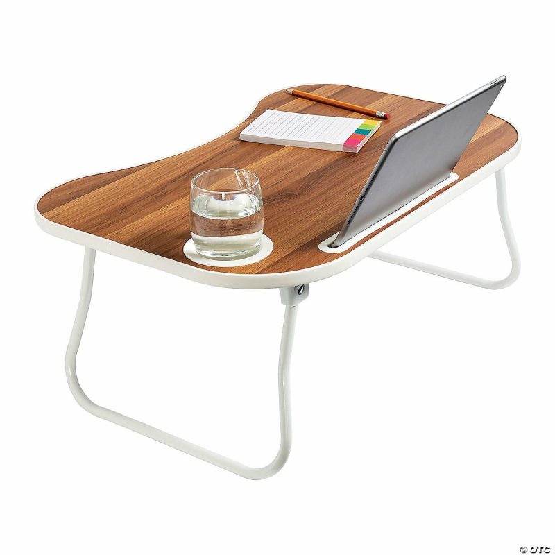 Furniture | Honey Can Do – Collapsible Folding Lap Desk White/Faux Walnut Furniture Furniture