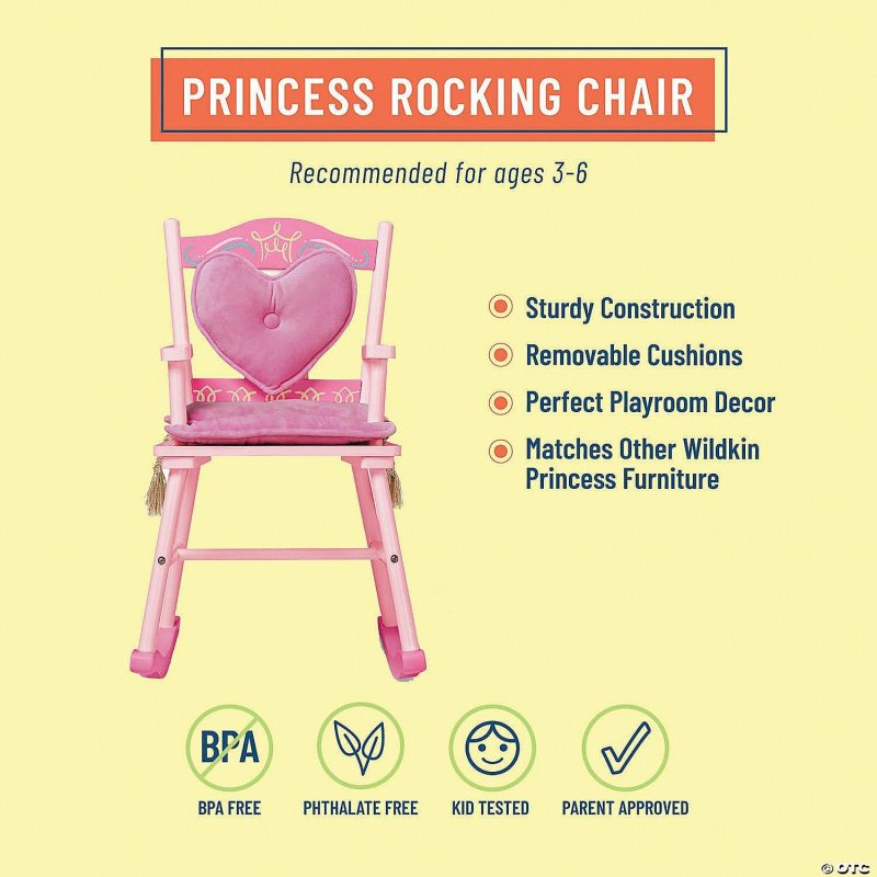 Furniture | Wildkin Princess Rocking Chair – Pink Furniture Furniture