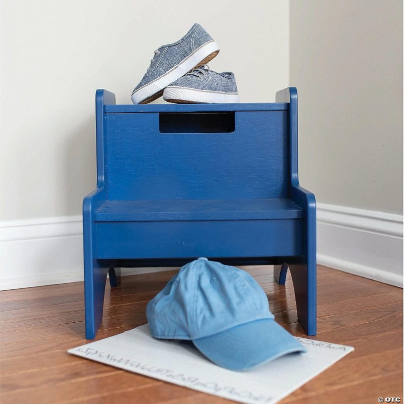 Furniture | Wildkin Two Step Stool – Navy Blue Furniture Furniture