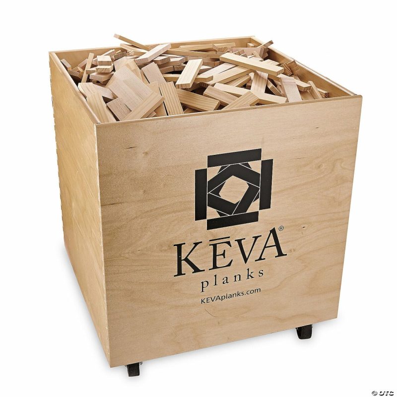 Gifted & Talented | Keva Maple 1,000 Planks In Wood Roller Bin Classroom Resources For Educators Gifted & Talented