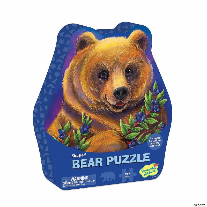 Hands-On Puzzles | Bear Shaped Puzzle Brain Teasers & Puzzles Hands-On Puzzles