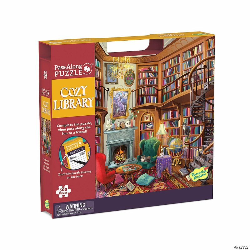 Hands-On Puzzles | Cozy Library Pass-Along Puzzle Brain Teasers & Puzzles Hands-On Puzzles