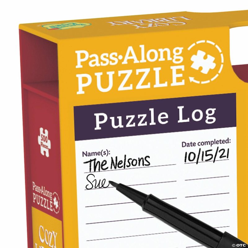 Hands-On Puzzles | Cozy Library Pass-Along Puzzle Brain Teasers & Puzzles Hands-On Puzzles