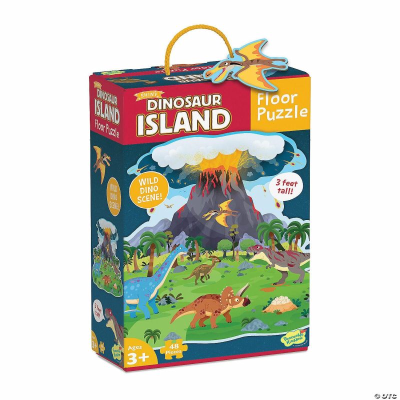 Hands-On Puzzles | Dinosaur Island Floor Puzzle Brain Teasers & Puzzles Hands-On Puzzles