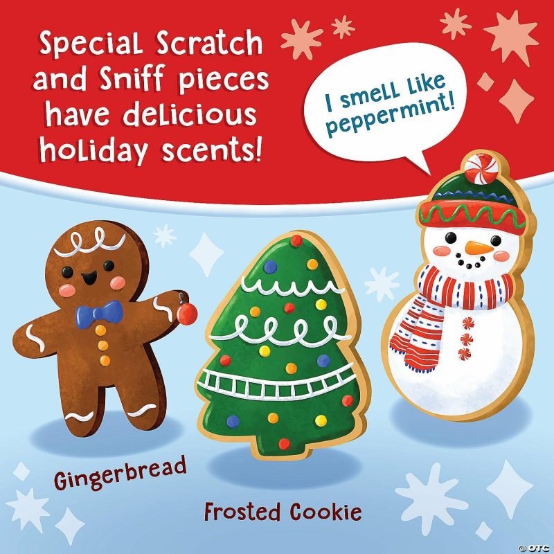 Hands-On Puzzles | Gingerbread Friends Scratch And Sniff Puzzle Brain Teasers & Puzzles Hands-On Puzzles